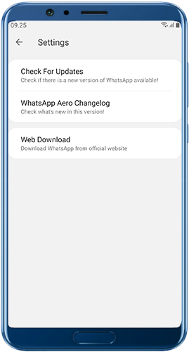 Aero WhatsApp 2024