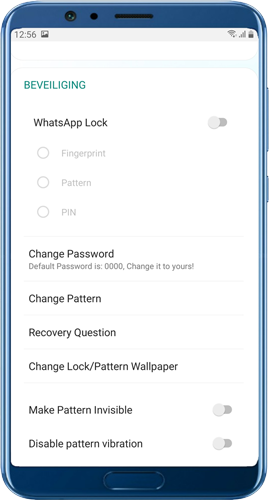 download whatsapp plus gold vergrendel de applicatie
