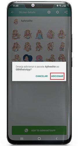 Baixar GBWhatsApp Stickers para Android