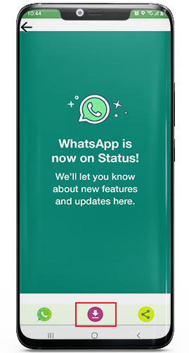 save whatsapp status