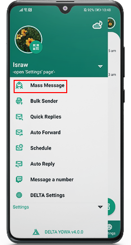 Download WhatsApp delta for Android