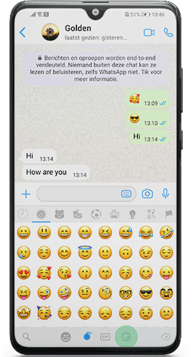 MB whatsapp emoji's