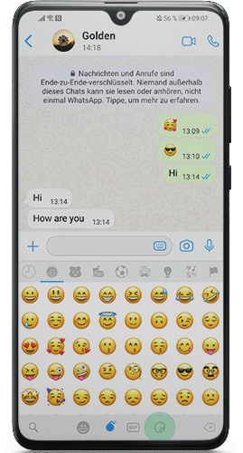 neue MB WhatsApp-Emoticons