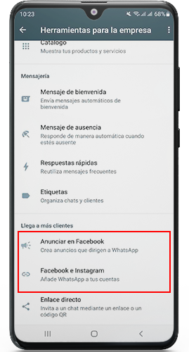 whatsapp business para iPhone 

