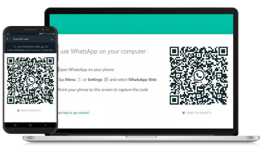 Open WhatsApp Web QR Code