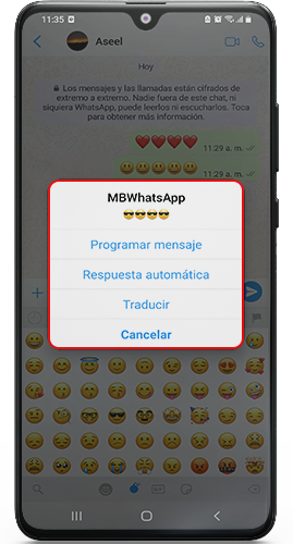whatsapp de iphone para android