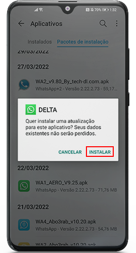 whatsapp delta atualizado 2022
