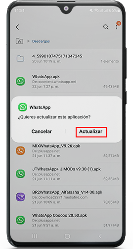 instalar whatsapp

