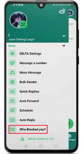 Uppdatera WhatsApp Delta senaste version