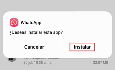 whatsapp rojo 2024