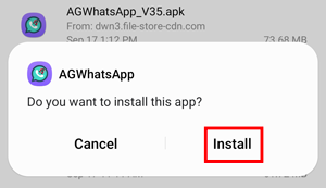 ag whatsapp download apk