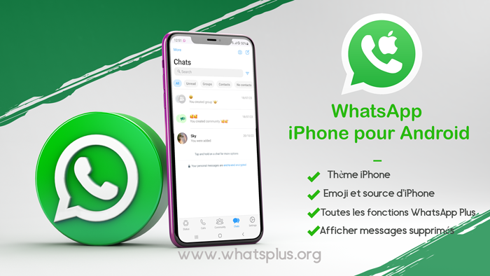 télécharger whatsapp iphone sur android